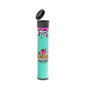 Tubes en plastique personnalisés, jetables, écologiques, recyclables, résistants aux enfants, avec couvercle pré-scellé, 73 mm, 96 mm, 98 mm, 114 mm, 120 mm - Product Image 1
