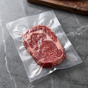 Recyclable Eco Friendly Heat Seal PE Vacuum Plastic Bag with Embossed Texture for Commercial Food Packaging - Product Image 1