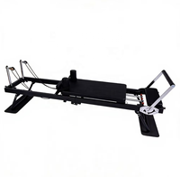 Machine de Pilates Reformer Professionnelle Pliante avec 5 ressorts en acier, lit de yoga pliable pour la maison, la gym, le fitness et l'entraînement de force