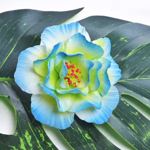 12cm EVA Foam Multilayer Artificial Hibiscus Hair Pick Hawaiian Flower for Store Wholesale