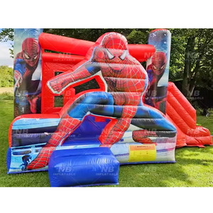 Outdoor <b>Inflatable</b> Small Jumping House for Kids Commercial Castles Wholesale Castle <b>Inflatable</b> Castles Spiderman Inflatab - Product Image 1
