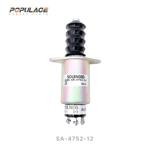 Populace Solenoid Valve Sa-4752-12 For Diesel <b>Generator</b> Fuel Shut Off - Product Image 2