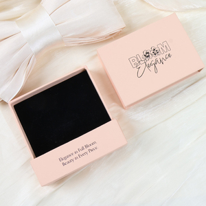 Luxury Branded Drawer Cardboard Gift Jewelry <b>Boxes</b> for <b>Earrings</b> - Product Image 5