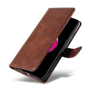 เคสโทรศัพท์แบบพับได้หนัง PU สำหรับ iPhone 8 <span class=keywords><strong>Plus</strong></span>/<span class=keywords><strong>7</strong></span> <span class=keywords><strong>Plus</strong></span> - ฝาพับพร้อมช่องใส่การ์ด 3 ช่อง, ปิดด้วยแม่เหล็ก และกันกระแทก - Product Image 5