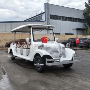 Vehículo Eléctrico Clásico Vintage para Turismo, Blanco, de 4 a 17 Asientos, Diseño Retro para Uso en Granjas Ecuestres, Color Personalizable - Product Image 6