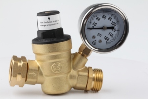 Điều chỉnh áp suất nước điều chỉnh với đo lưu lượng cao Brass van cho hệ thống nước - Product Image 2