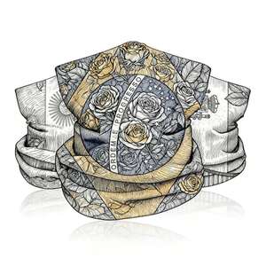 Diseño personalizado de impresión sin costuras <span class=keywords><strong>Bandana</strong></span> tubo deportes al aire libre 92% POLIÉSTER + 8% Spandex cuello polaina - Product Image 1