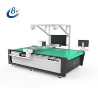 Cortador plano de guantes de cuero sintético completamente automático de alta eficiencia con equipo de plotter