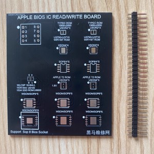 Carte de lecture/écriture 15 en 1 <span class=keywords><strong>apple</strong></span> BIOS IC pour adaptateur WLCSP/WSON/SOP8/USON 4x3/<span class=keywords><strong>Apple</strong></span> T2 rom/XSON 4x4 modification du numéro de série - Product Image 4