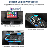 Road Top filaire CarPlay Android Auto Retrofit Kit pour voiture Smart AI Box 00008FZ34 CarPlay décodeur pour Mazda CX-9 CX9 2016-2020