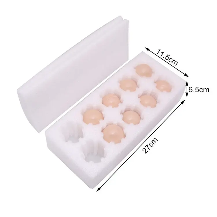 カスタム高密度フォーム卵保護包装トレイ卵パッキングフォーム