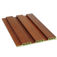 Panel de pared WPC de coextrusión duradero moderno para interiores de alta calidad con funciones impermeables ignífugas y antiestáticas