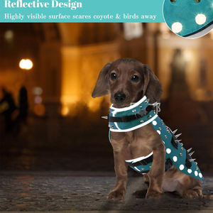 Coyote Hawks tahan air mempertahankan Spike Kecil rompi anjing <span class=keywords><strong>Harness</strong></span> dengan Spike dan paku keling - Product Image 3