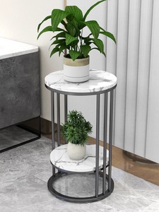 <span class=keywords><strong>Tavolino</strong></span> circolare moderno minimalista dorato con griglia di lusso Design salotto mobili per la casa con bordo in metallo - Product Image 6