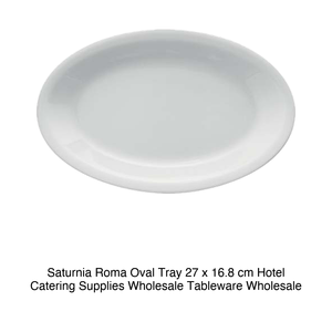 จานเสิร์ฟรูปไข่โรม่า 27 × 16.8 ซม. ซัตตูร์เนีย - Product Image 2