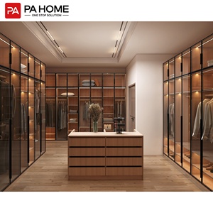 PA Luxury Modern Storage Wardrobe Organizer Bedroom Furniture Walk In <strong>Closet</strong> - Product Image 1