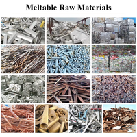 Topyro Automatisches Induktionsschmelzsystem für Eisenschrott mit 500kg/h Kapazität, Stahlwerk, 1800°C Arbeitstemperatur, PLC-Metallverarbeitung