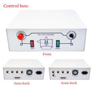 Ly mini CNC gỗ Router Máy khắc 3020 500 Wát PCB kim loại phay và máy khoan 3 trục 4 trục - Product Image 5