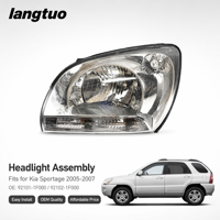 Lampu Depan Halogen 12V 55W Tahan Lama, Pas Sempurna, Harga Terbaik, OE 92102-1F000 92101-1F000 untuk Kia Sportage 2005-2007