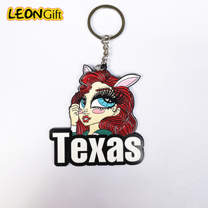 Porte-clés en silicone souple personnalisé, porte-clés <span class=keywords><strong>de</strong></span> dessin animé, logo personnalisé OEM promotionnel - Product Image 6