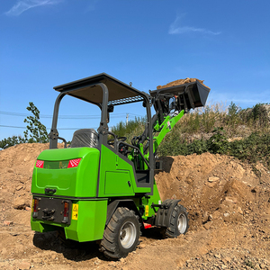 Low Fuel Manufacturer's Wholesale Distribution Mini Articulated Grapple <b>Wheel</b> Front Backhoe <b>Small</b> Motor Engine Bearing Pump Plc - Product Image 1