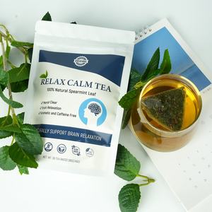 Chinaherbs - Té de Hierbabuena Seca 100% Natural y Orgánica, Especias de Menta Verde, Té Relajante para la Tranquilidad Mental y la Relajación del Cerebro - Product Image 1