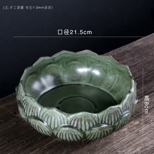 Ceramic Fish tank Without Holes Hydroponic Copper Coins Bowl Lotus Water Lily Narcissus Creative Stone Basin Fish tank - Product Image 3
