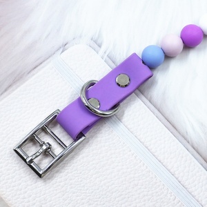 <span class=keywords><strong>Collar</strong></span> de Perro de Silicona Ajustable con Cuentas Personalizadas, Estilo de Dibujos Animados, Duradero y Personalizable, Resistente al Agua, <span class=keywords><strong>2026</strong></span> - Product Image 3