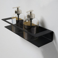 Étagère moderne personnalisée en acier inoxydable, étagère murale, étagères de salle de bain