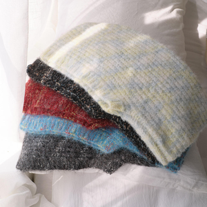 Masque de ski en tricot en laine acrylique multicolores pour l'automne et l'hiver, protection contre le froid, <span class=keywords><strong>snood</strong></span>, balaclava - Product Image 6