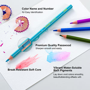 KALOUR Offre Spéciale <span class=keywords><strong>Crayon</strong></span> <span class=keywords><strong>aquarelle</strong></span> premium 72 couleurs pas cher dans un tube cylindrique en carton - Product Image 5
