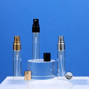 Mini 6ml Amber Clear Spray Bottles Fine Mist Perfume Atomizer Glass Bottle