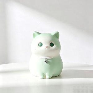 <span class=keywords><strong>Hucha</strong></span> de gato con campana y collar, caja de ahorro de monedas de <span class=keywords><strong>gatito</strong></span> de dibujos animados, adorno de escritorio para habitación infantil, regalo de cumpleaños para niños, decoración del hogar - Product Image 3