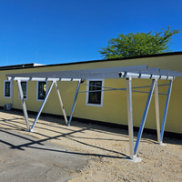 Système de carport solaire en aluminium pour les zones de stationnement résidentielles avec une structure stable et une production d'énergie propre