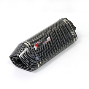 Tubo de Escape para Motocicleta de 51 mm con Adhesivo de Marca, Silenciador de 3 Orificios para Motocicleta, Escape para Hyosung GT GTR250 GT GTR650 G164 - Product Image 1