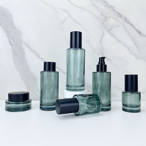 Custom Printing logo 30 50 100ml Serum Lotion Essence Cream Drop Oil Series Glass Dropper Bottle Gold Lid - Product Image 5