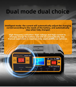 Chargeur intelligent de batterie de réparation d'impulsion 12V24V écran LCD pour chargeur de batterie de voiture entièrement automatique au plomb - Product Image 5