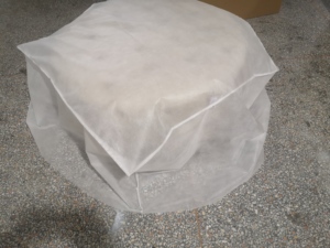Grand coussin de style antique pouf moderne cube en <span class=keywords><strong>bois</strong></span> chaise ronde tabouret en tissu avec rangement pour le salon et l'hôtel - Product Image 5