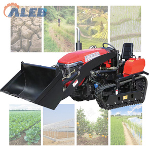 Tracteur chenillé 80 CV à transmission par engrenages, moteur diesel Changchai, pour rizières, vergers et terrasses - Product Image 1