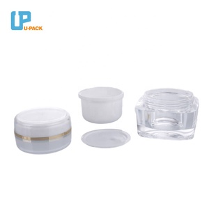Mini mỹ phẩm container 5g-100g vuông Cube Acrylic <span class=keywords><strong>Jar</strong></span> rõ ràng Kem Nồi trang điểm <span class=keywords><strong>Jar</strong></span> Trắng nắp cho chăm sóc da PP cơ sở vật liệu <span class=keywords><strong>50ml</strong></span> - Product Image 6