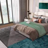 Tapis en laine tissé à la main, pas cher, vente en gros, 8 x 10, 5x7, grand tapis doux pour salon, moderne, personnalisé, bleu, grand tapis pour salon