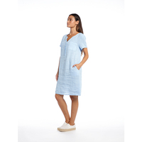 Fabricant professionnel fournir une nouvelle conception robes en lin robe d'été robes décontractées 2024
