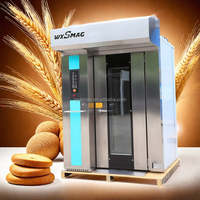 Oven Putar baja tahan karat 30 baki, kontrol sentuh Digital tinggi dengan kondisi baru untuk peralatan memanggang roti