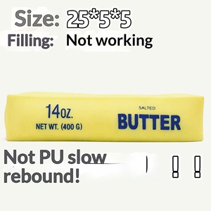 Cross-border Giant Rubber Butter Stick Squeeze Toy Extra Large for Stress Relief Slow <b>Rebound</b> Squeezable Fun - Product Image 3
