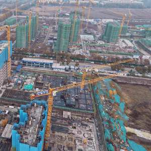 Vente flash Grue à tour à plateau plat Dahan QTZ125-6015-8ton pour bâtiments de grande hauteur, 60 m, pour le levage de charges lourdes de 8 tonnes, travaux de construction - Product Image 4