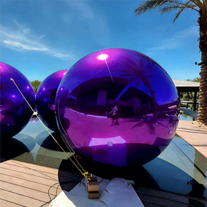 Silver Inflatable Mirror <b>Balloon</b> Pvc Ball Event Decoration Big Shiny Mirrior Ball Inflatable Mirror Ball Silver Inflatable Mirro - Product Image 1