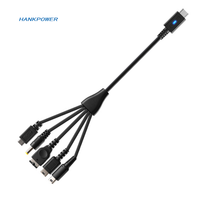 Câble de charge USB C vers NDSi NDSL GBASP PSP PSViTA2000 pour console de jeu PS4 XBone (1 à 5)