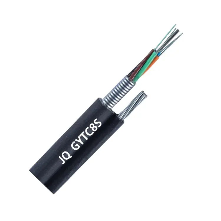 Fabricante exterior sobrecarga autosuficiente figura 8 cable de fibra óptica GYTC8S/GYTC8A 12/24Core