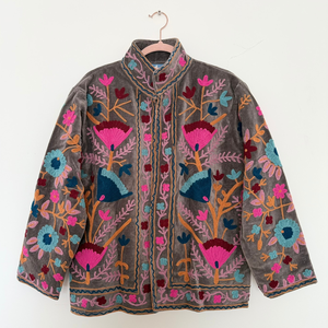 Chaqueta Acolchada Multicolor para Mujer Sujanji, Tela de Lona, Cierre de Botones, Largo Regular, Otoño/Invierno, Forro de Algodón Ecológico - Product Image 3