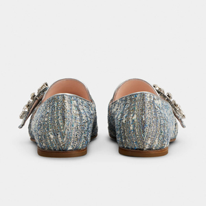 New Fashion Branded Customized Color with Crystal Decoration Slip-on Casual <b>Flats</b> Office Party Women Loafers Shoes - Product Image 4